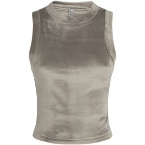 Skims Gray Velvet Tank